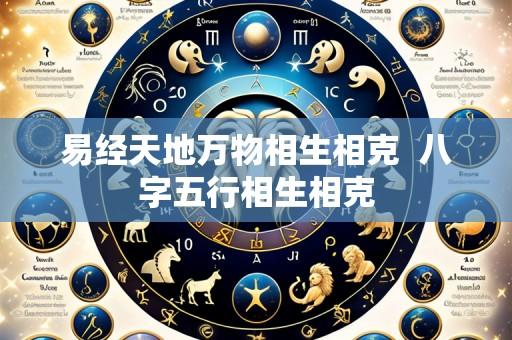 易经天地万物相生相克 八字五行相生相克