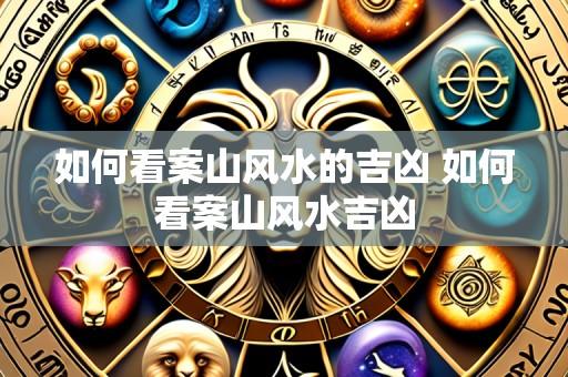 如何看案山风水的吉凶 如何看案山风水吉凶