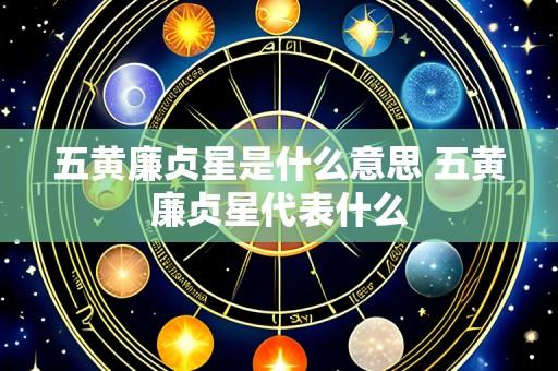 五黄廉贞星是什么意思 五黄廉贞星代表什么