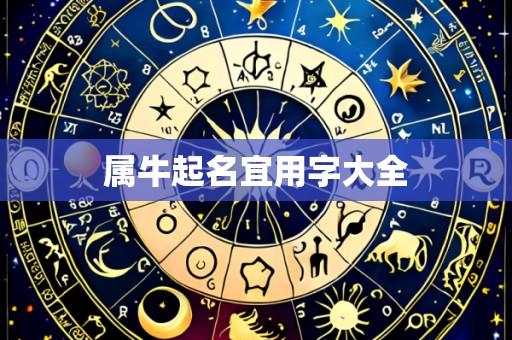 属牛起名宜用字大全