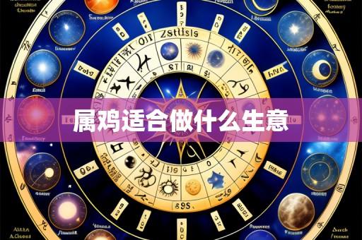 属鸡适合做什么生意