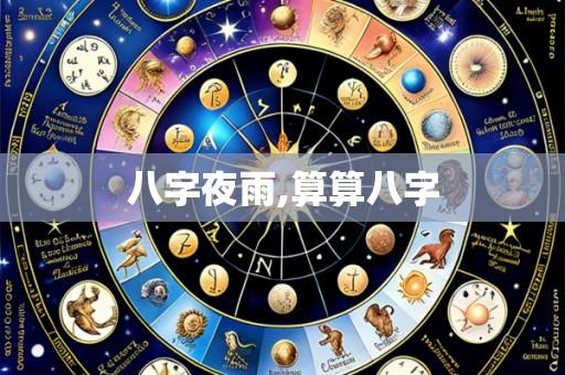 八字夜雨,算算八字