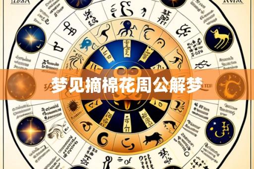 梦见摘棉花周公解梦
