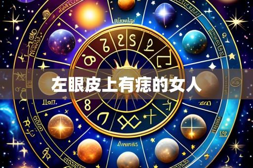 左眼皮上有痣的女人