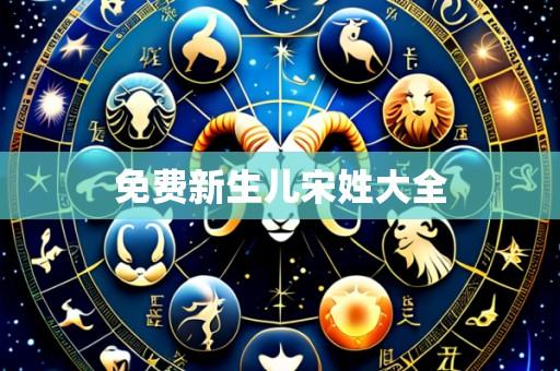 免费新生儿宋姓大全