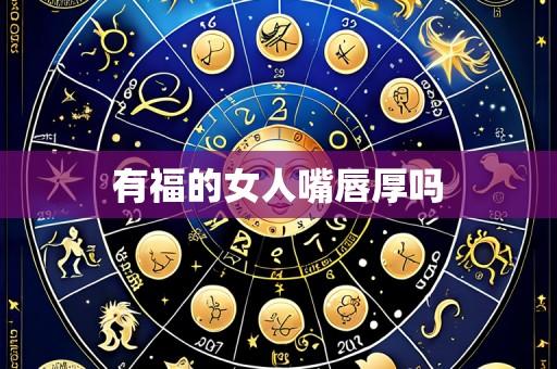 有福的女人嘴唇厚吗