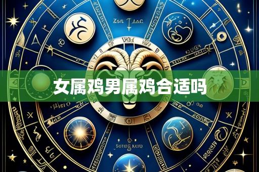 女属鸡男属鸡合适吗