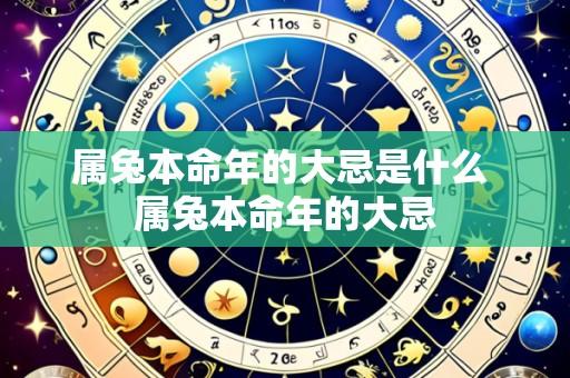 属兔本命年的大忌是什么 属兔本命年的大忌