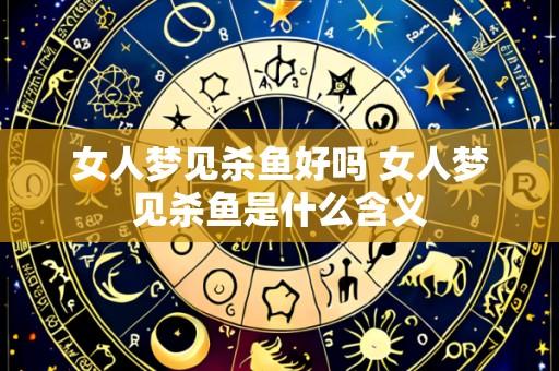 女人梦见杀鱼好吗 女人梦见杀鱼是什么含义