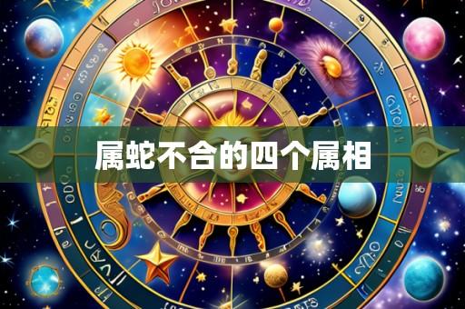 属蛇不合的四个属相