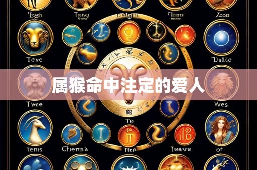 属猴命中注定的爱人