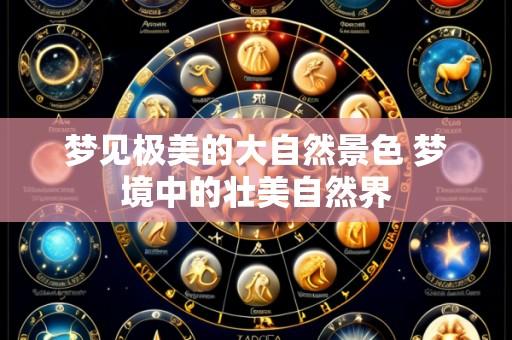 梦见极美的大自然景色 梦境中的壮美自然界