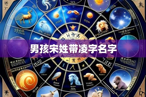男孩宋姓带凌字名字