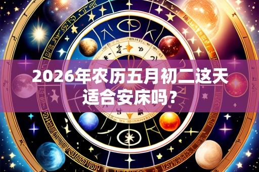 2026年农历五月初二这天适合安床吗?