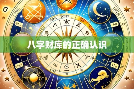 八字财库的正确认识