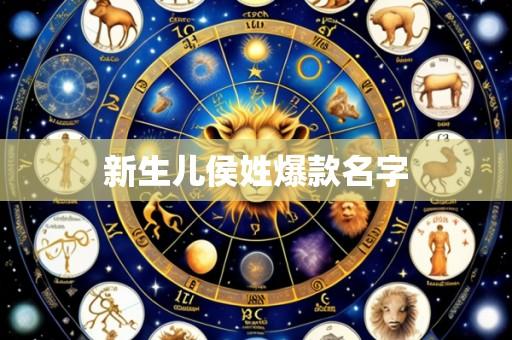 新生儿侯姓爆款名字