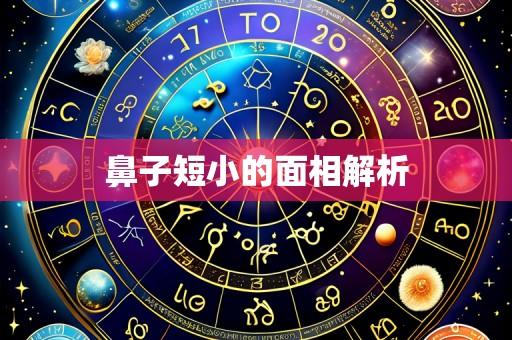 鼻子短小的面相解析