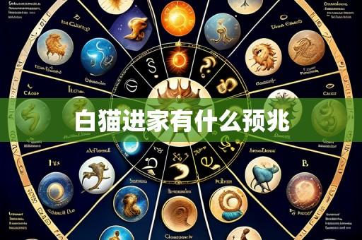 白猫进家有什么预兆