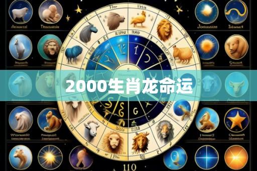 2000生肖龙命运