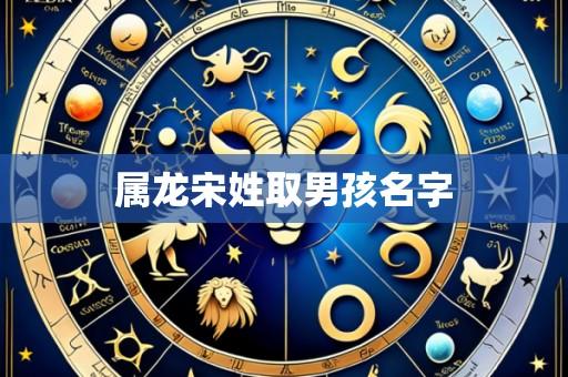 属龙宋姓取男孩名字