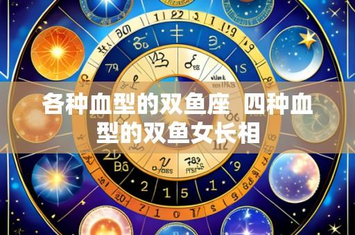 各种血型的双鱼座  四种血型的双鱼女长相