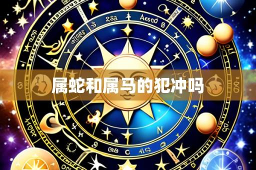 属蛇和属马的犯冲吗