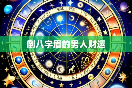 倒八字眉的男人财运