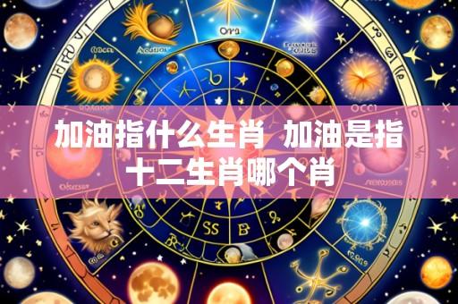 加油指什么生肖 加油是指十二生肖哪个肖