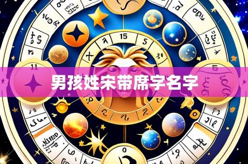 男孩姓宋带席字名字