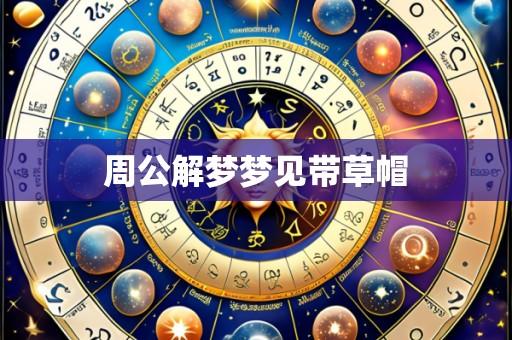 周公解梦梦见带草帽