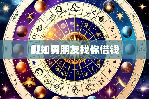 假如男朋友找你借钱