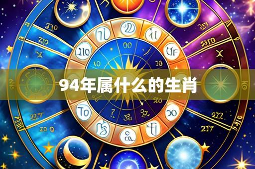 94年属什么的生肖