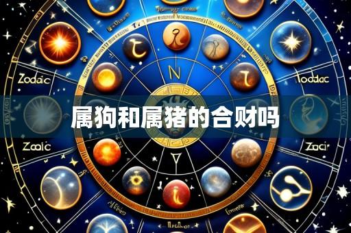 属狗和属猪的合财吗