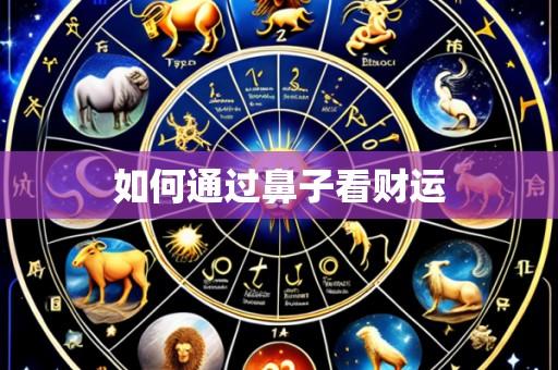 如何通过鼻子看财运