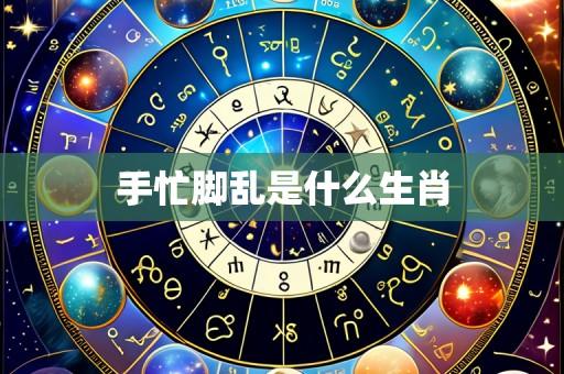 手忙脚乱是什么生肖