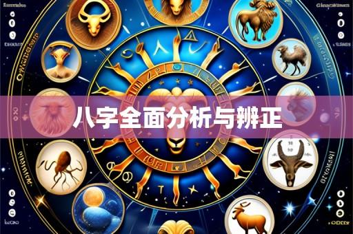 八字全面分析与辨正