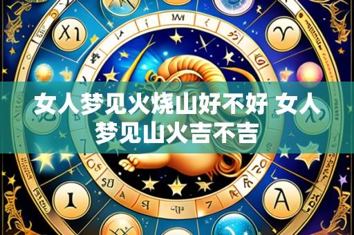 女人梦见火烧山好不好 女人梦见山火吉不吉