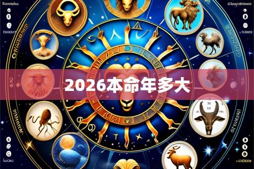 2026本命年多大