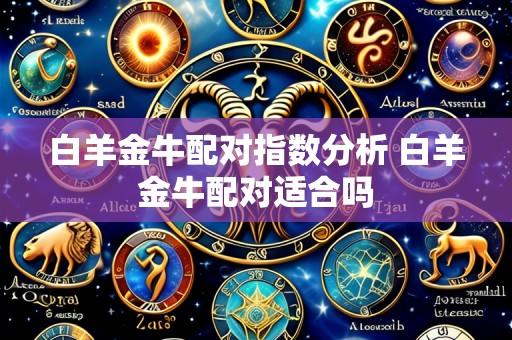 白羊金牛配对指数分析 白羊金牛配对适合吗