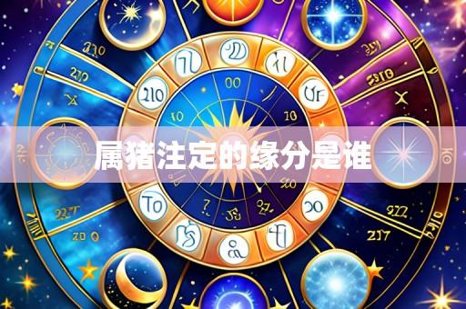 属猪注定的缘分是谁