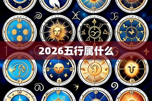 2026五行属什么