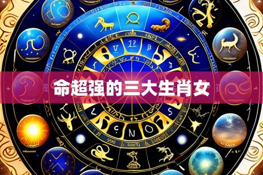 命超强的三大生肖女