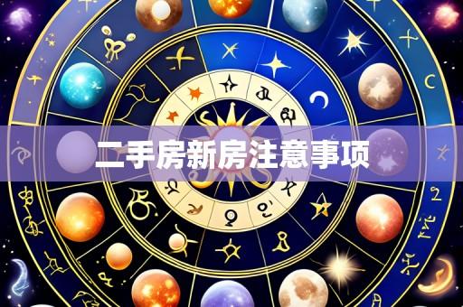 二手房新房注意事项