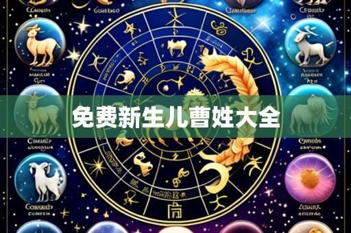 免费新生儿曹姓大全