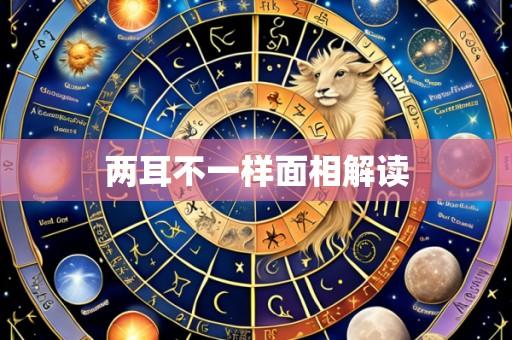 两耳不一样面相解读