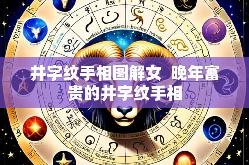 井字纹手相图解女 晚年富贵的井字纹手相