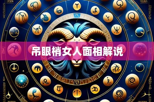 吊眼梢女人面相解说