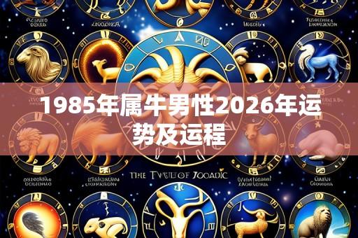 1985年属牛男性2026年运势及运程