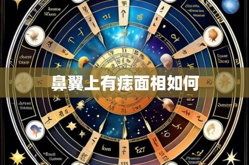 鼻翼上有痣面相如何