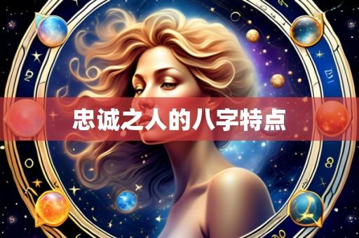 忠诚之人的八字特点